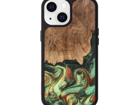 iPhone 13 Wood Phone Case - Taniya (Green, 746895) Hot on Sale